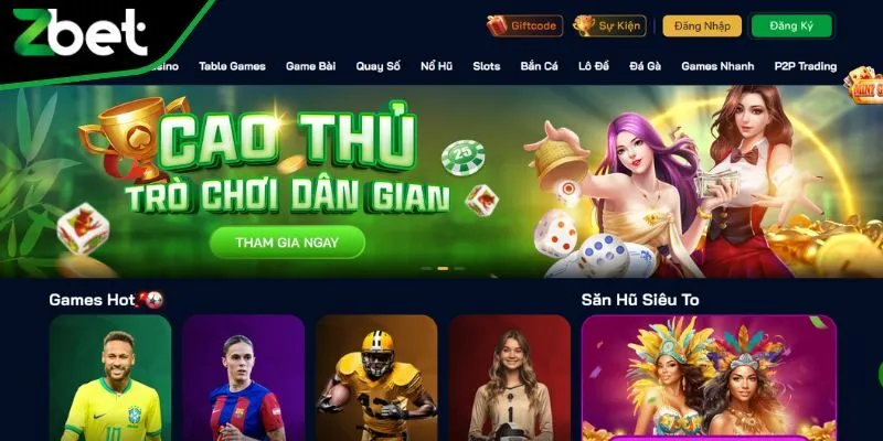 Vào link chính thức Zbet